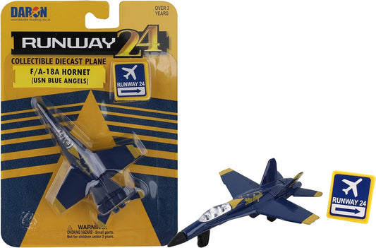 Runway24 F/A-18A Hornet (USN Blue Angels) toy plane Daron 58385