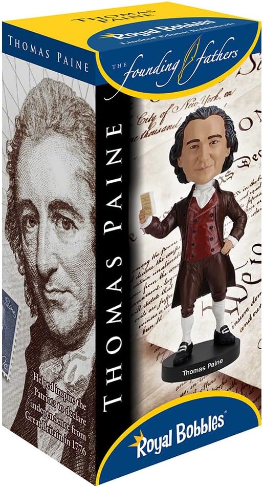 Founding Fathers Thomas Paine Bobblehead figure Royal Bobbles 13369