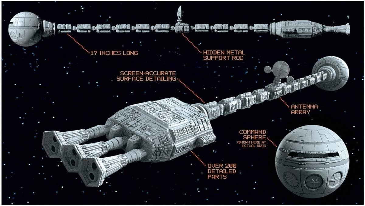 2001 Space Odyssey Discovery XD-1 1:350 Toy Model Kit Moebius 00181