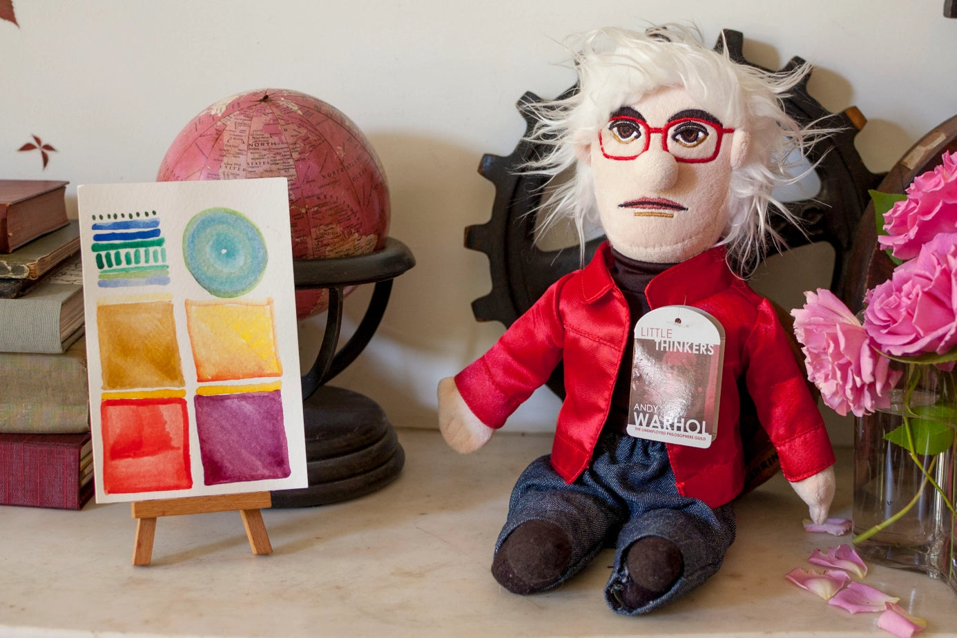 Little Thinkers Andy Warhol Plush - Unemployed Philosophers Guild 06626