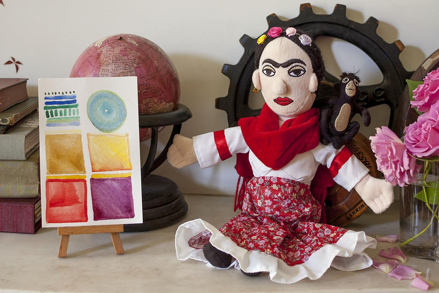 Little Thinkers Frida Kahlo Plush - Unemployed Philosophers Guild 01027