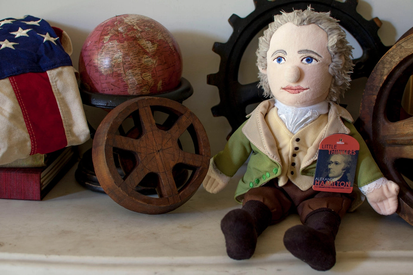 Little Thinkers Alexander Hamilton Plush - Unemployed Philosophers Guild 08675