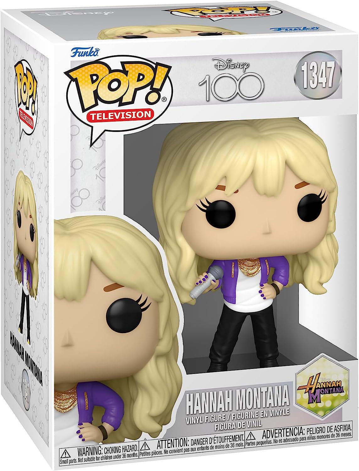 Pop Television Disney 100 1347 Hannah Montana figure Funko 79886