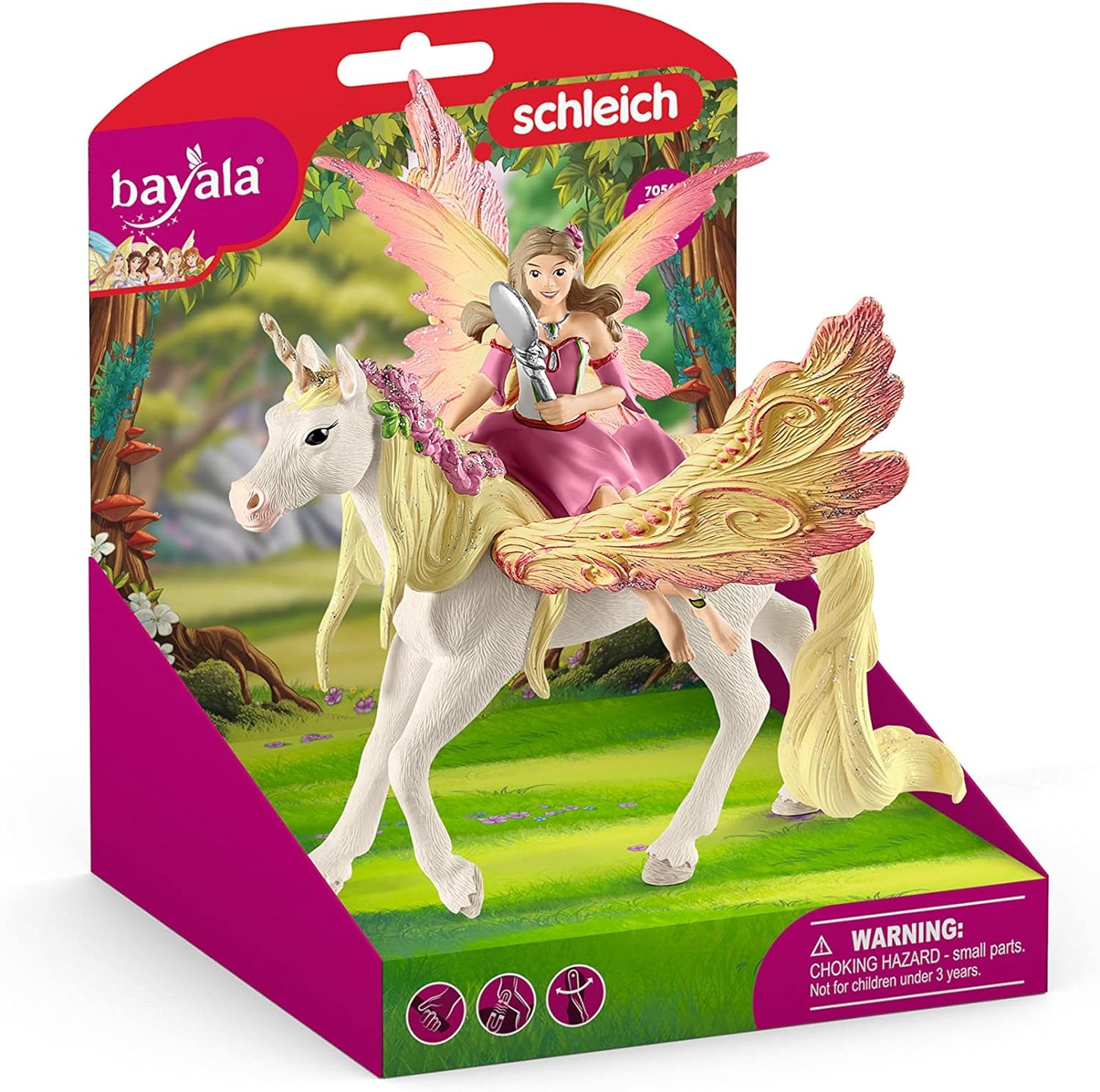 Bayala 70568 Fairy Feya with Pegasus Unicorn toy figure Schleich 73809