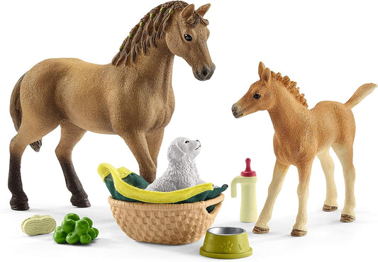 Horse Club 42432 Sarah's baby animal care toy figure Schleich 72772