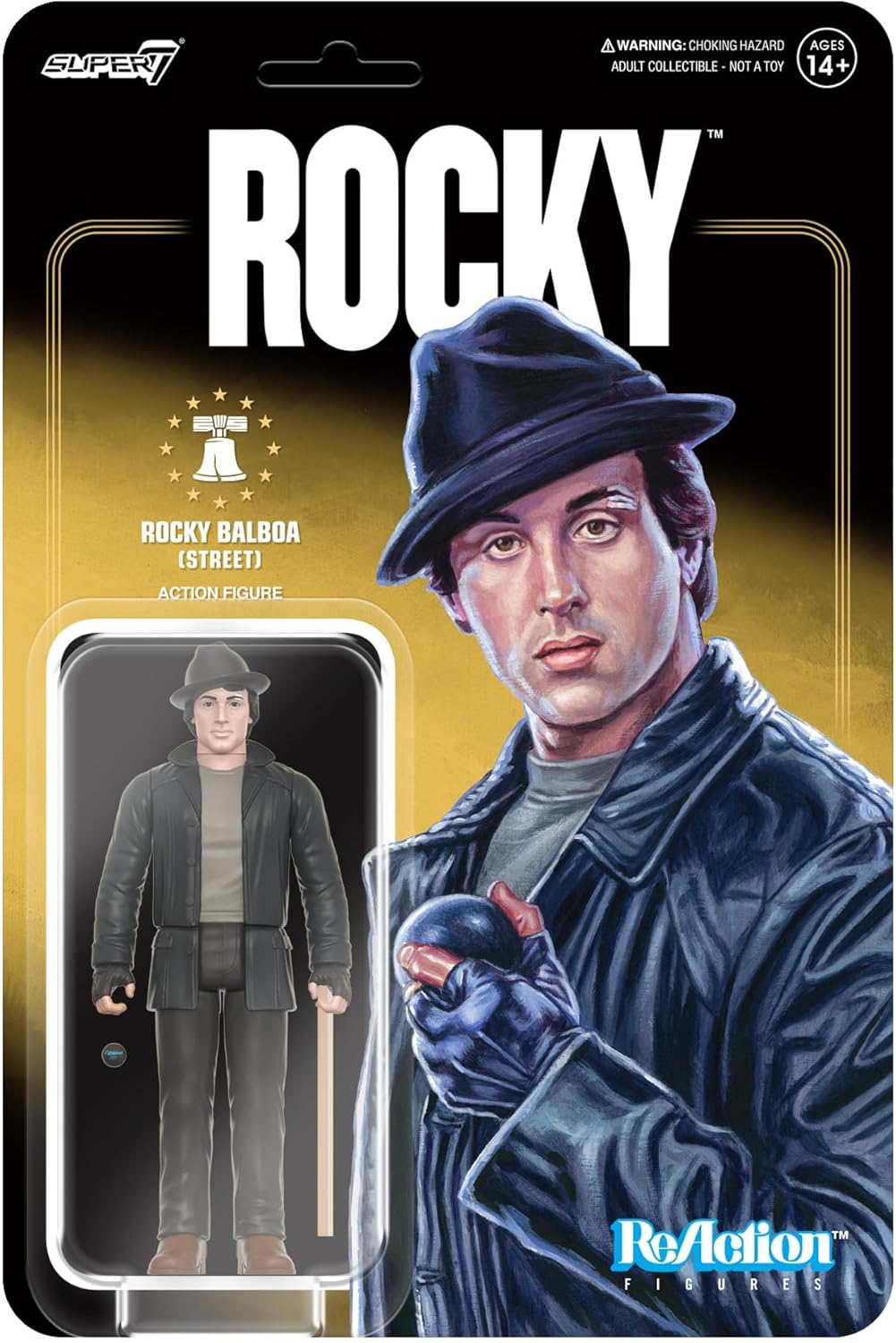 Reaction Rocky Balboa Street toy figure Super7 23631