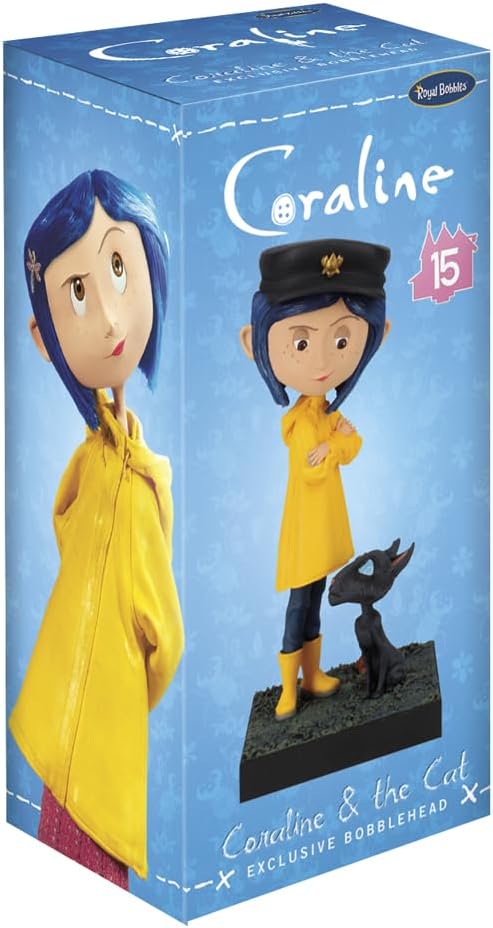 Coraline and the Cat Toy figure Royal Bobbles 13499