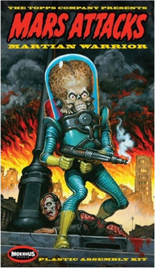 Mars Attacks Martian Warrior 1:8 Toy Model Kit Moebius Models 09361