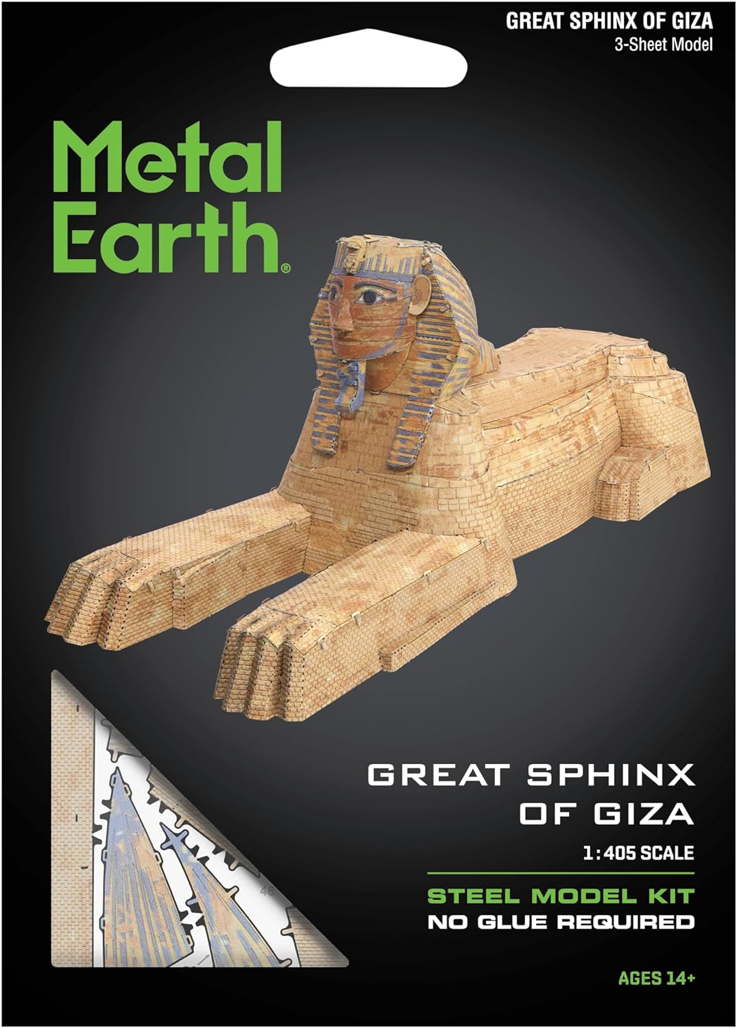 Metal Earth Great Sphinx of Giza Color 3D Laser Cut Model + Tweezers 00078