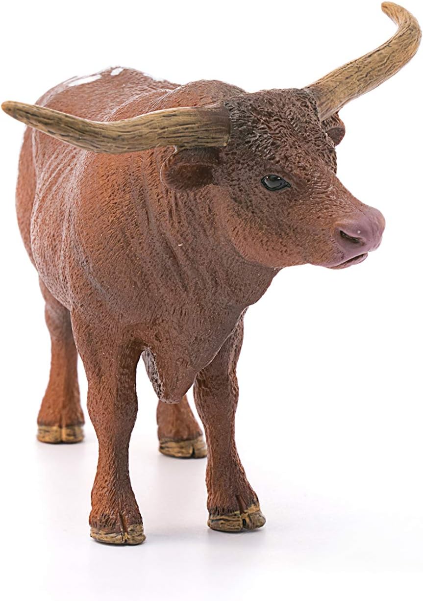 Farm World 13866 Texas Longhorn bull Toy Figure Schleich 18077