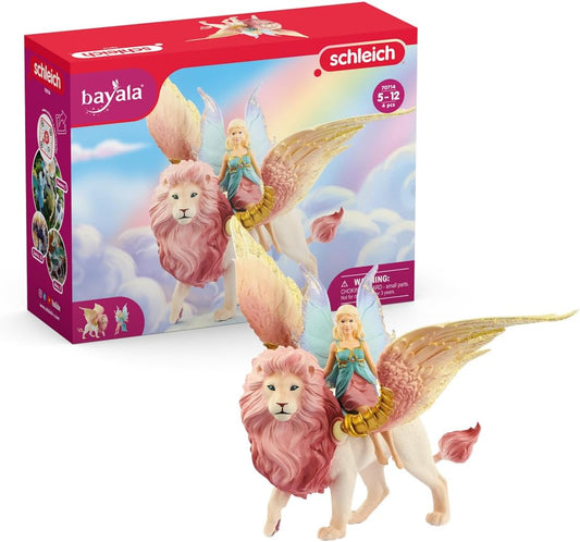 Bayala 70714 Fairy in Flight on Winged Lion Toy Figure Schleich 70617