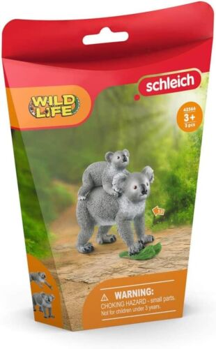 Wild Life 42566 Koala Mother And Baby Toy Figure Set Schleich 23446