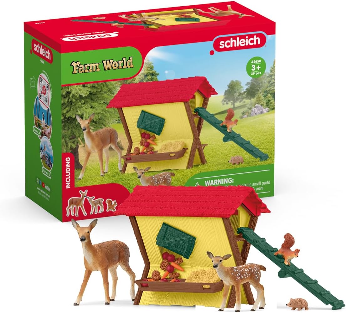 Farm World 42658 Feeding The Forest Animals figure Schleich 09420