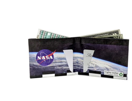 Mighty Wallet Ultra Thin Strong Tyvek Wallet Dynomighty - NASA 16415