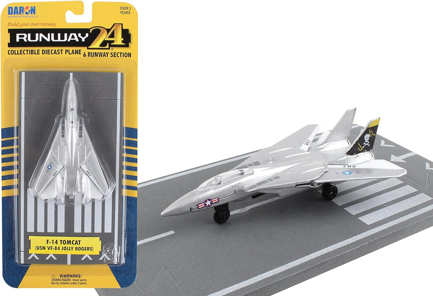 Daron Worldwide Trading Runway24 F-14 Jolly Rogers Vehicle 57715