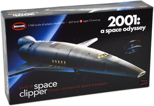 2001 Space Odyssey Orion III Space Clipper 1:350 Toy Model Kit Moebius 01126