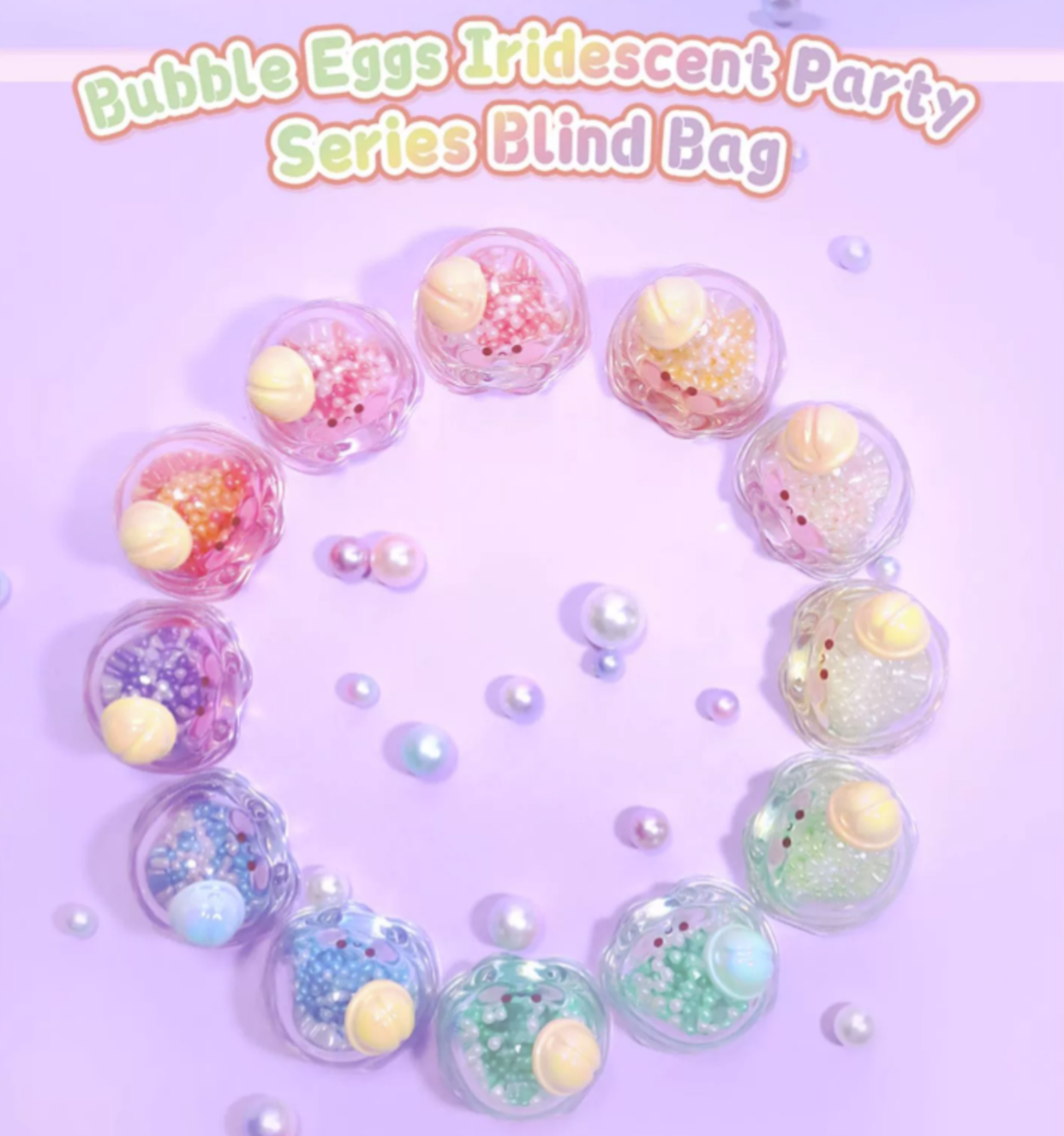 Bubble Eggs Iridescent Party (1 )Bind 5 box\pack figures 62261