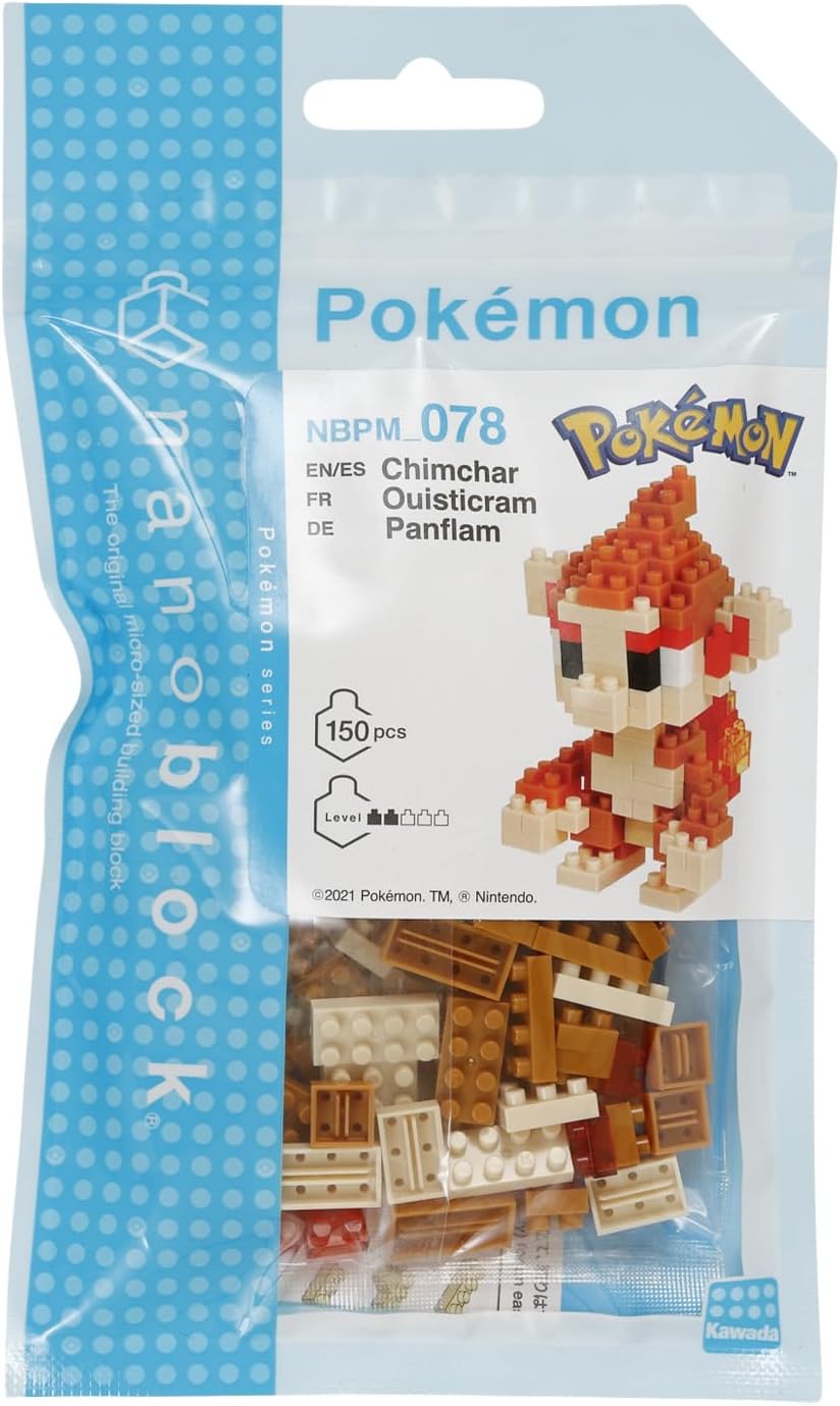 Nanoblock  Pokemon Chimchar 150 pcs Kawada 22676