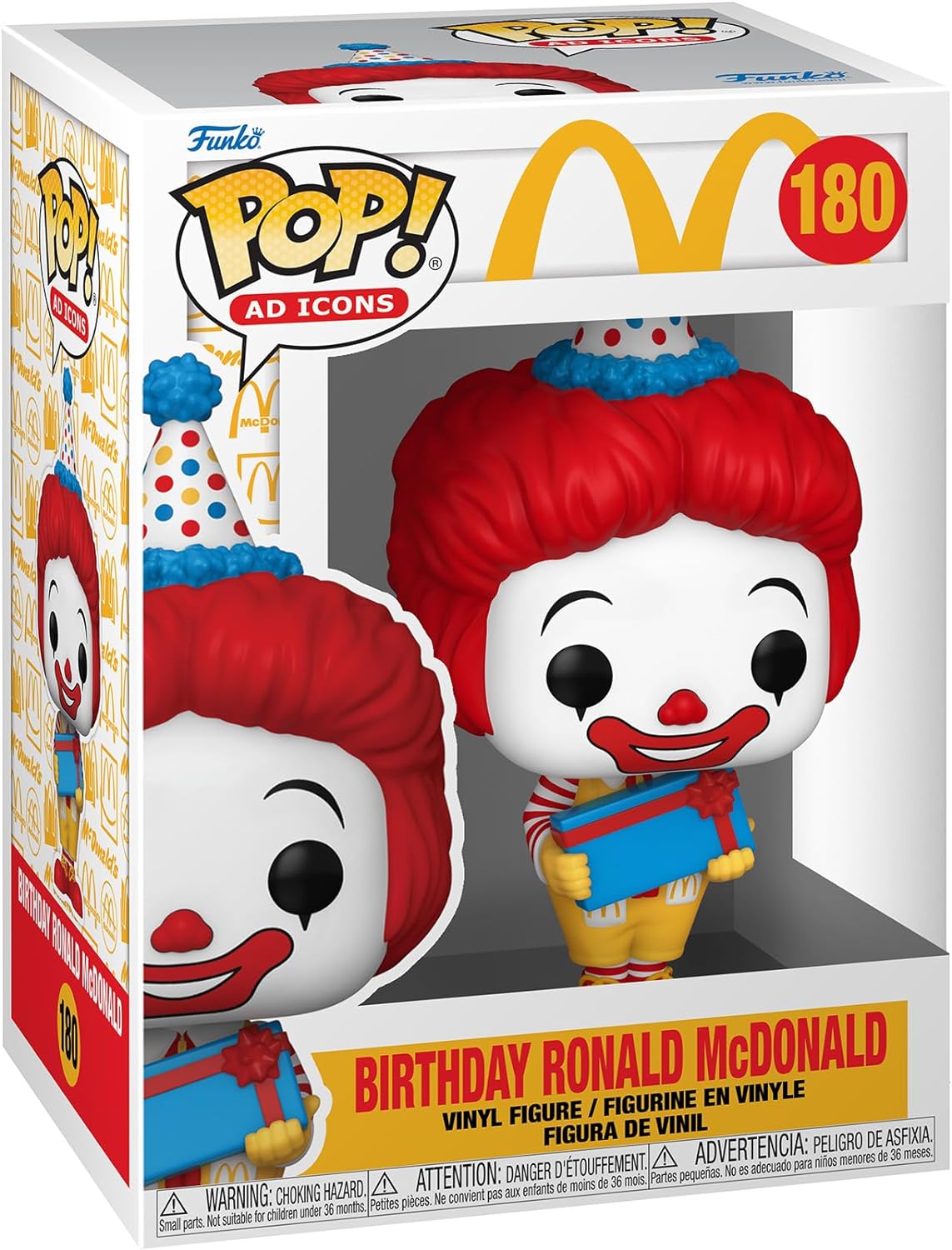 Pop Ad Icons 180 Birthday Ronald McDonald figure Funko 34158