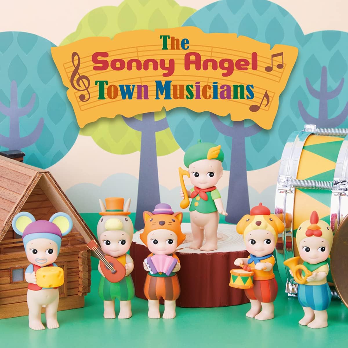 Sonny Angel Town Musicians Series (1 Random figure) 57348