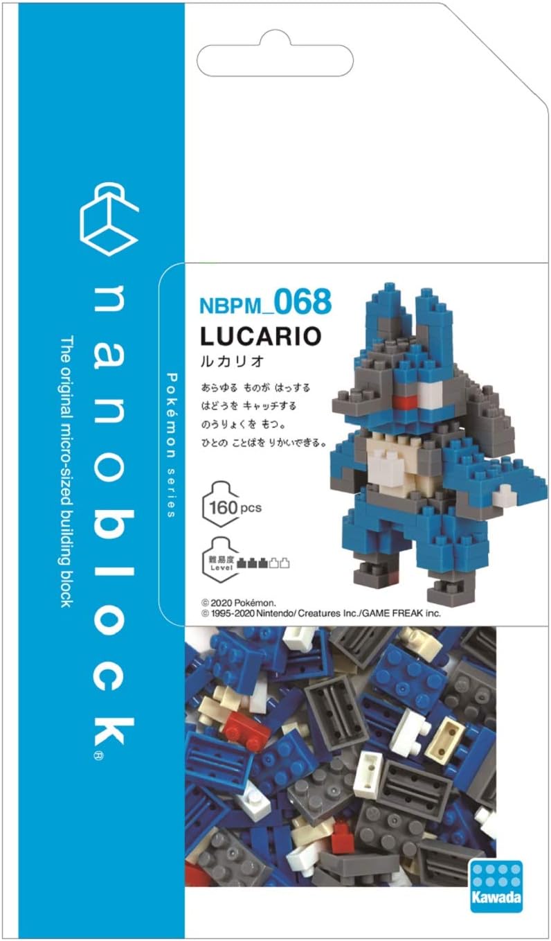 Nanoblock Pokemon Lucario 160pcs Kawada 19188