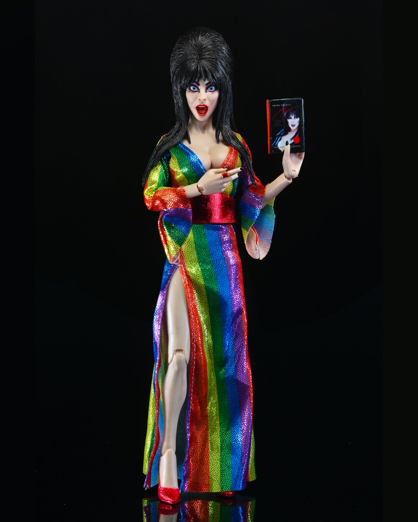 Elvira Over the Rainbow 8" Clothed Toy Figure NECA 72009