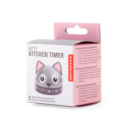 Kitty Cat Kitchen Timer by Kikkerland 073852