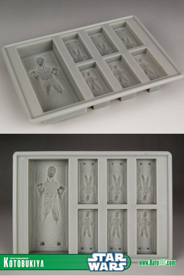 Star Wars Han Solo in Carbonite Silicone Ice Chocolate Mold Kotobukiya 26222