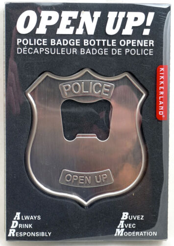 Kikkerland Police Badge Bottle Opener 055346