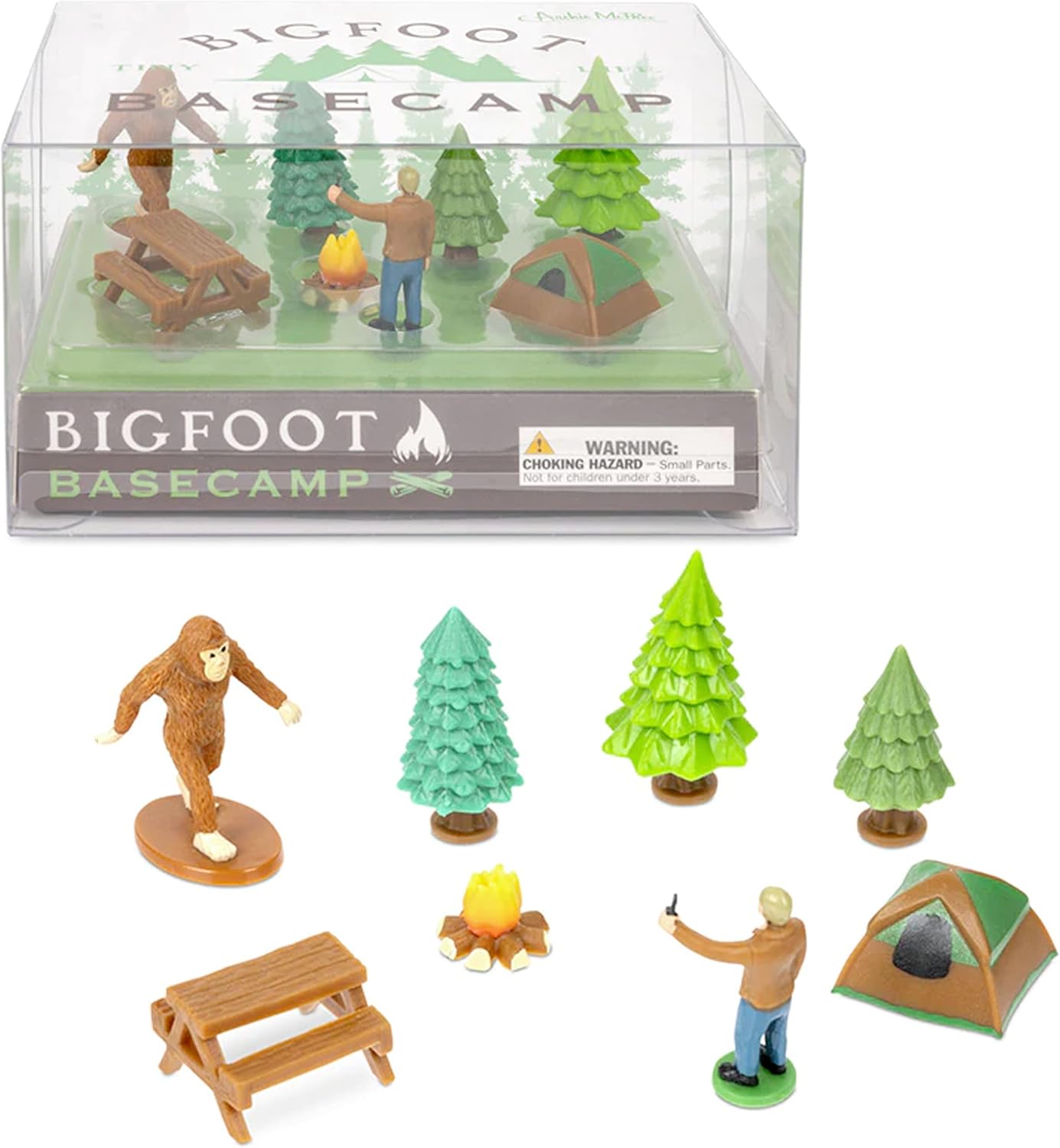 Bigfoot Basecamp Micro-Cryptozoology Novelty Mini Figure Set Accoutrements 30768