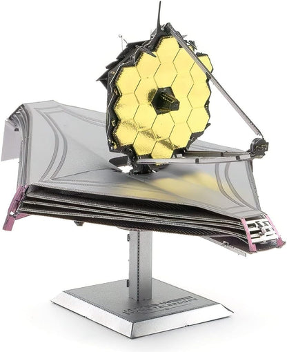 Metal Earth James Webb Space Telescope 3 sheet 3d Model & Tweezers 24975