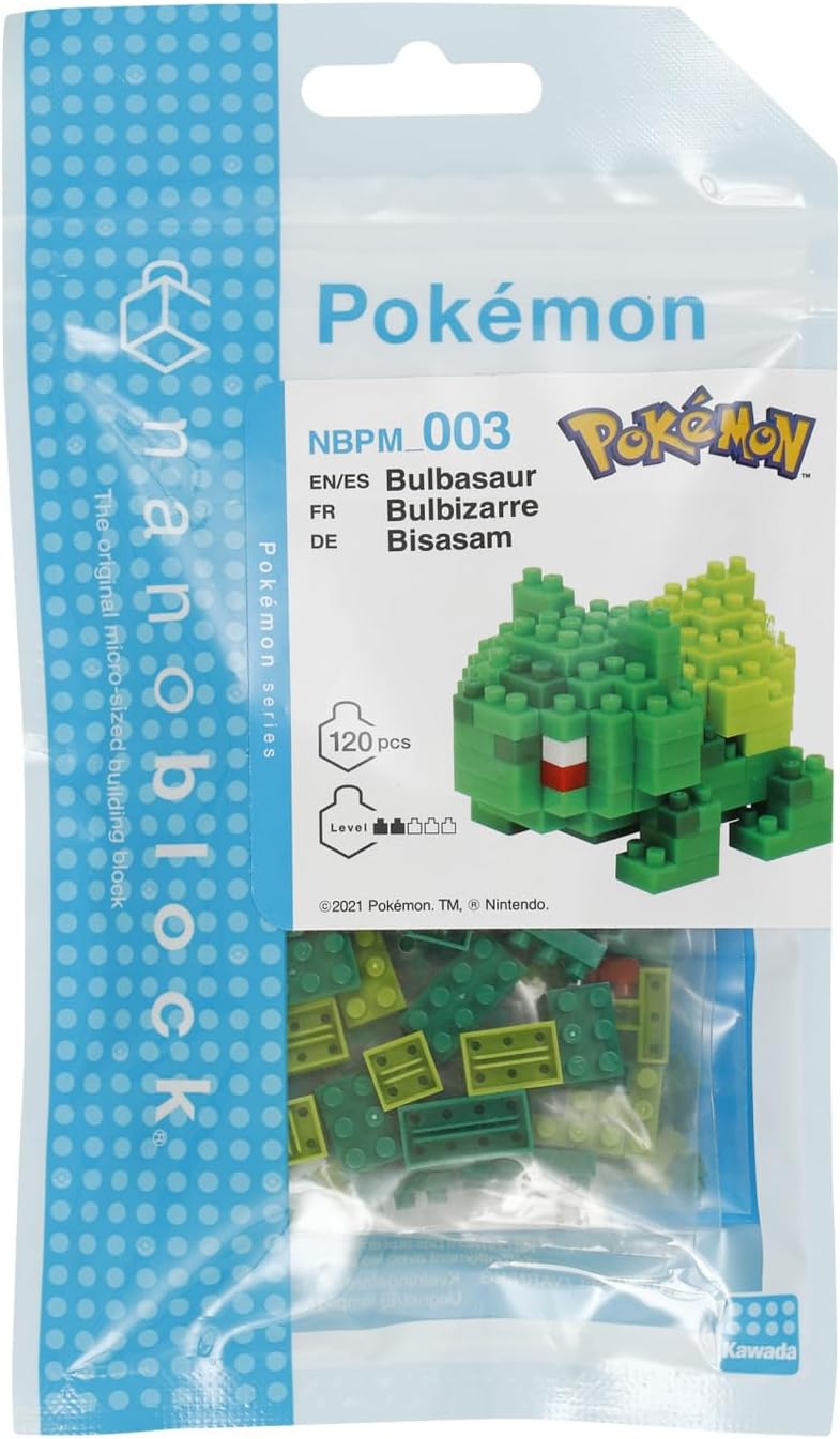 Nanonlock Pokemon Bulbasaur 120pcs Kawada 46217