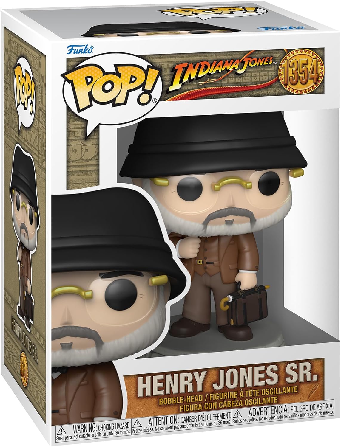 Pop Movies Indiana Jones Last Crusade 1354 Henry Jones Sr. figure Funko 39873