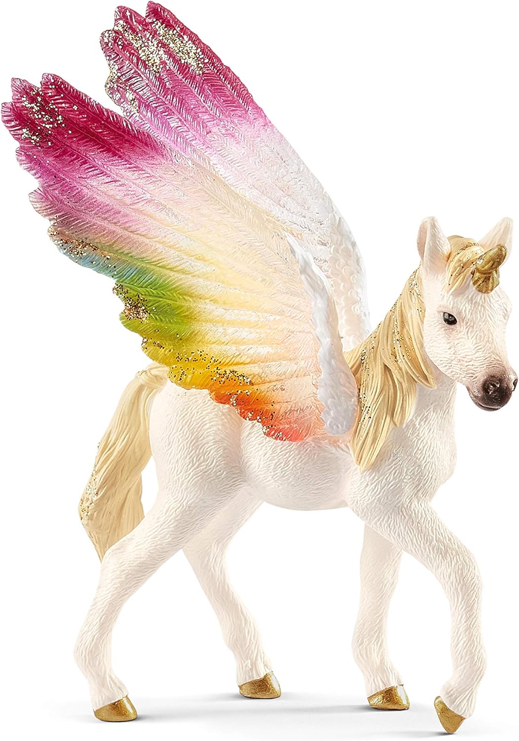 Bayala 70577 Winged Rainbow Unicorn Foal toy figure Schleich 73847