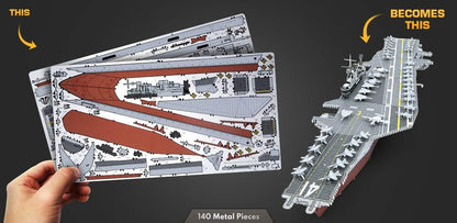 Metal Earth Premium USS Midway 3D Laser Cut Model + Tweezers 01433
