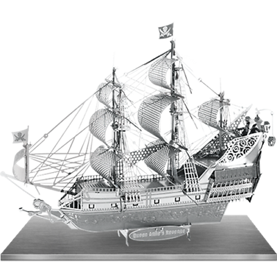 Metal Earth Premium Queen Anne's Revenge 3D Laser Cut Model Fascinations 013092