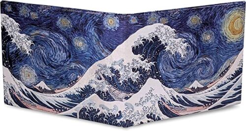 Mighty Wallet Ultra Thin Strong Tyvek Wallet Dynomighty Great Starry Wave 6385