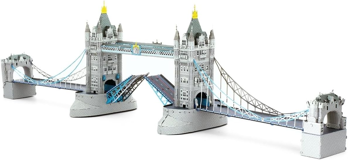 Metal Earth Premium London Tower Bridge 3D Laser Cut Model + Tweezers 20090