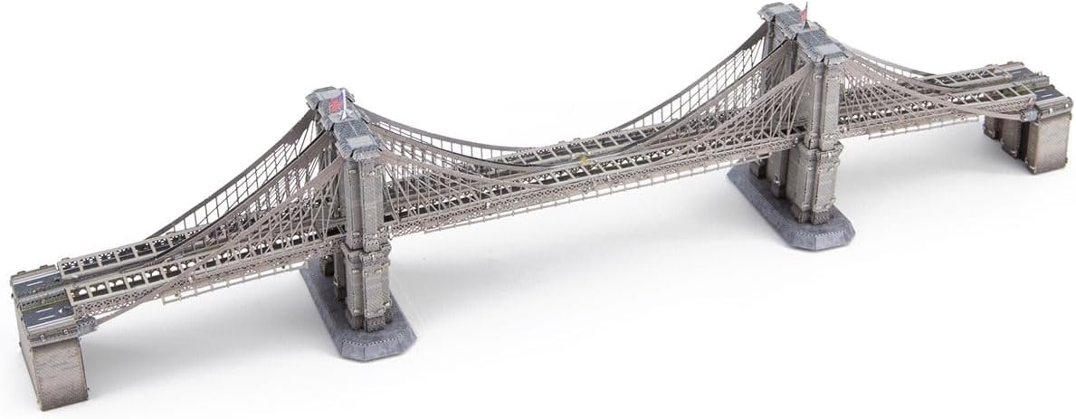 Metal Earth Premium Brooklyn Bridge 3D Laser Cut Model + Tweezer 20186