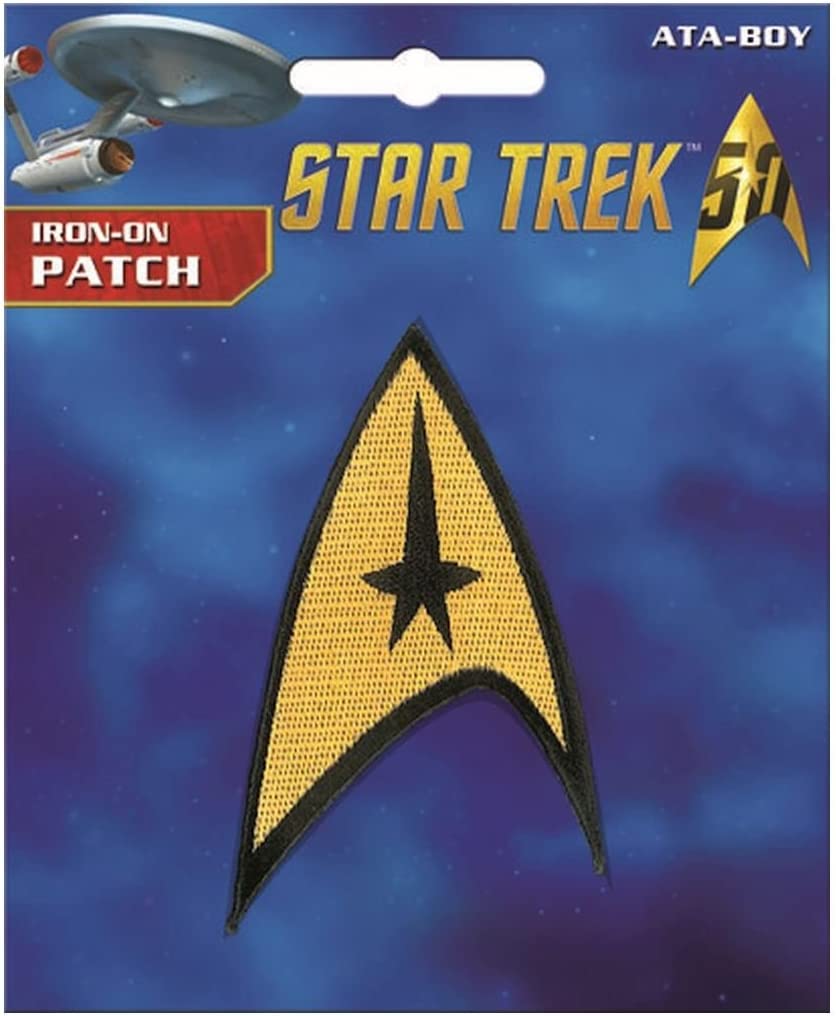 Star Trek Iron On Command Insignia Patch Ata-Boy 10168