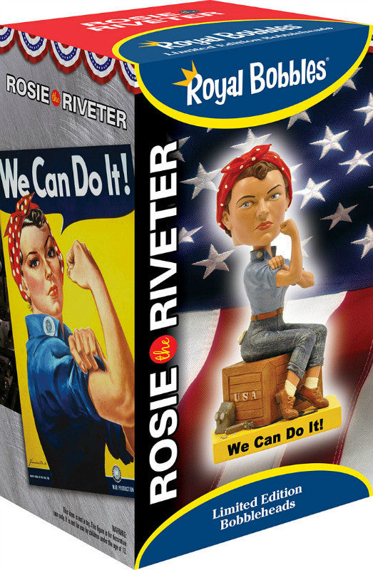 Royal Bobbles Rosie the Riveter bobblehead figure 010665