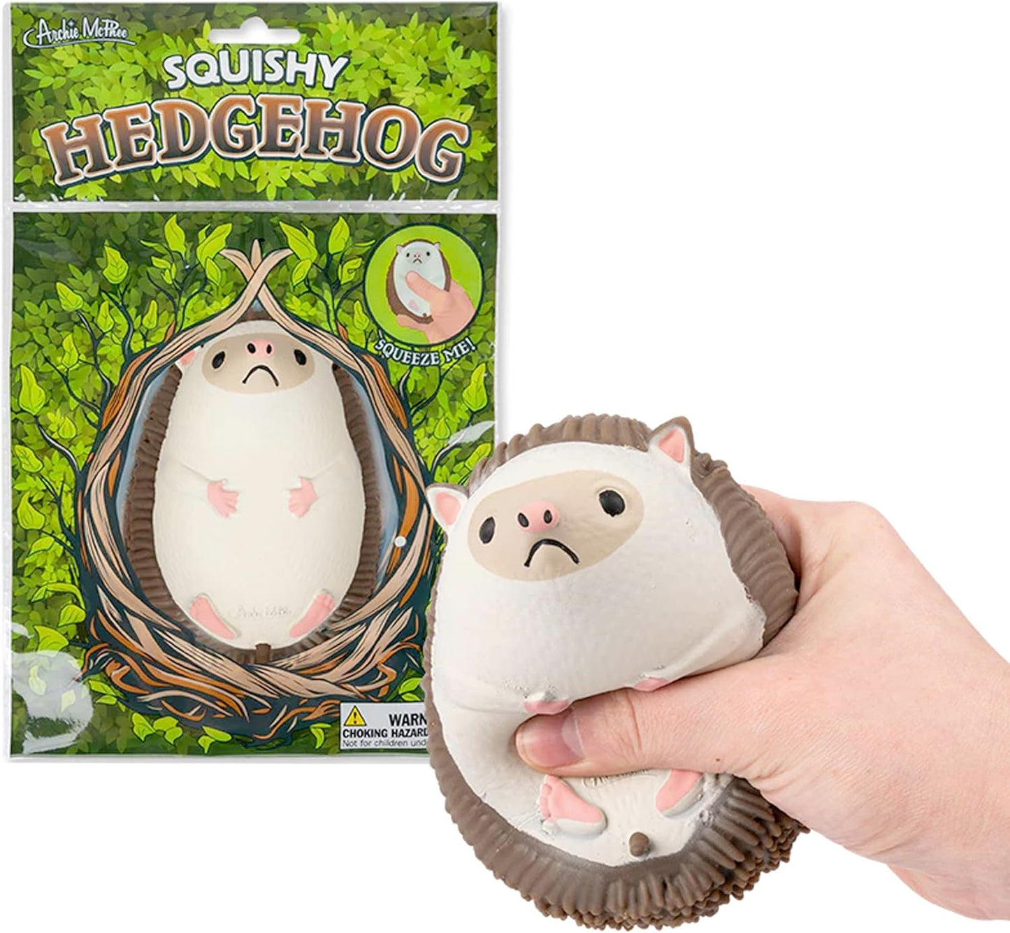 Archie McPhee Squishy Hedgehog Novelty Gift 30515