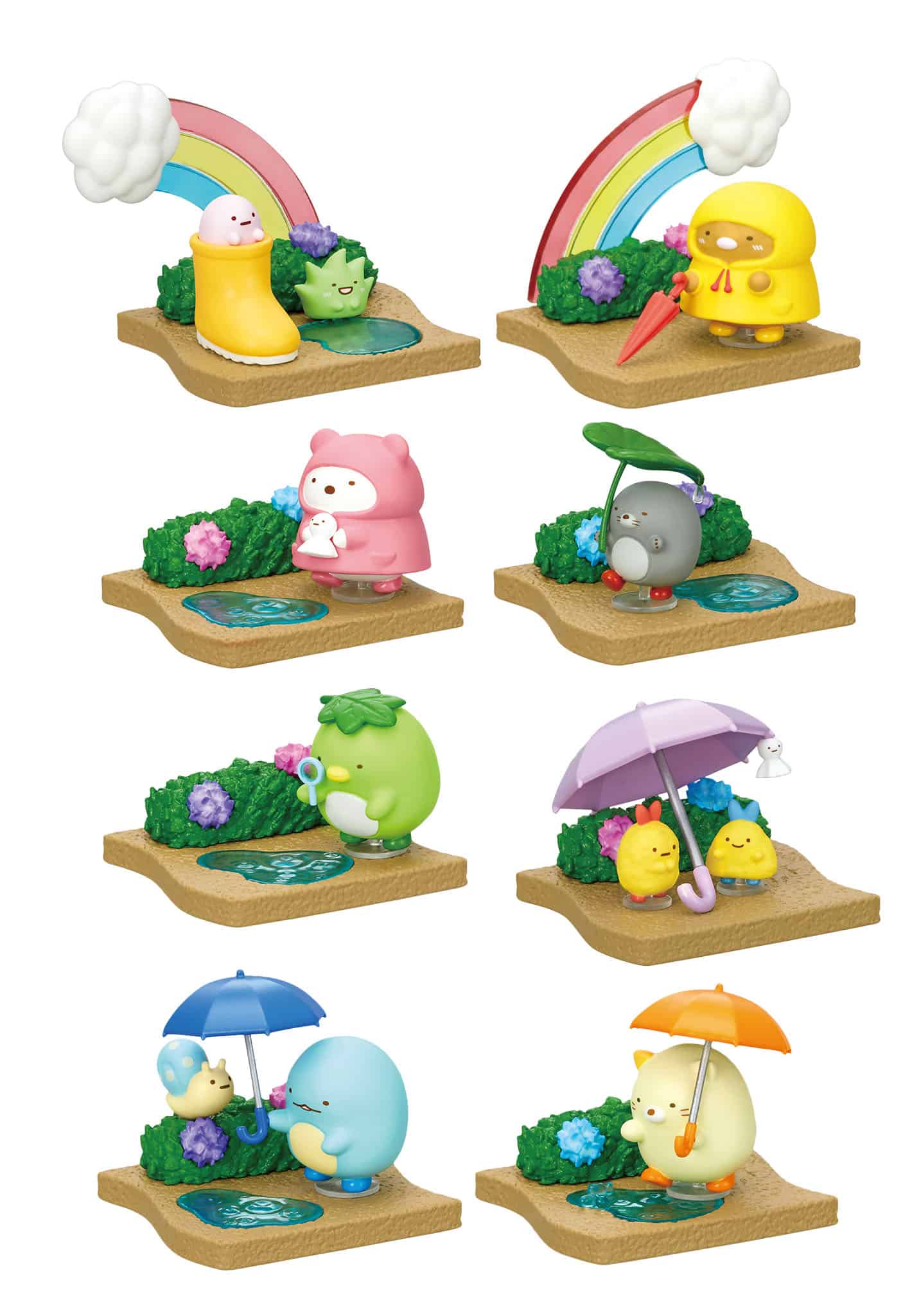 Re-Ment Sumikkogurashi Walking on a Rainy Day (1 Blind Box figure) 06863