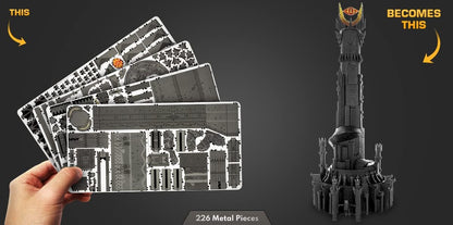 Metal Earth Premium Lord of the Rings Barad-Dur 3D Laser Cut Model 02539