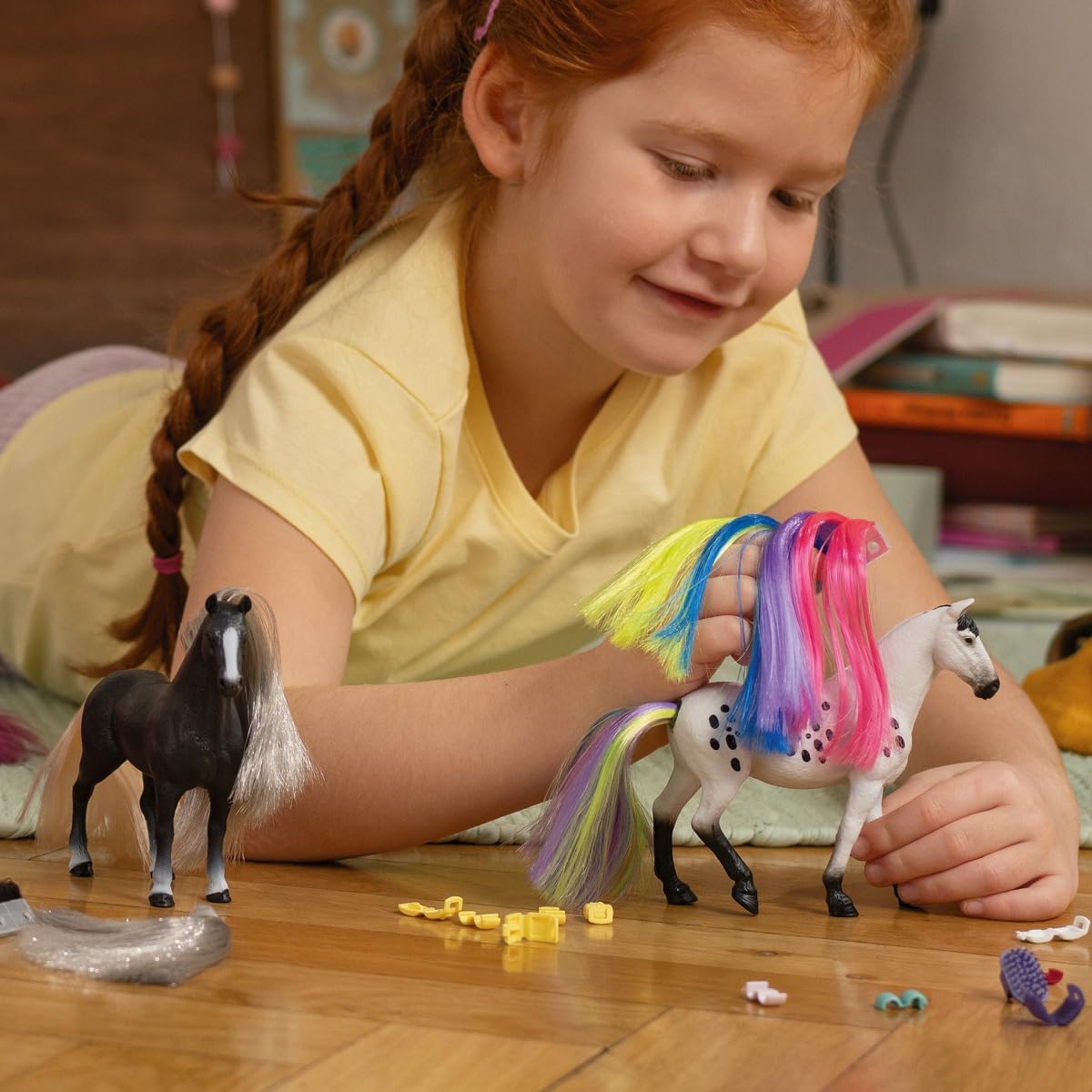 Horse World 42654 Hair Beauty Rainbow Accessory Schleich 22993