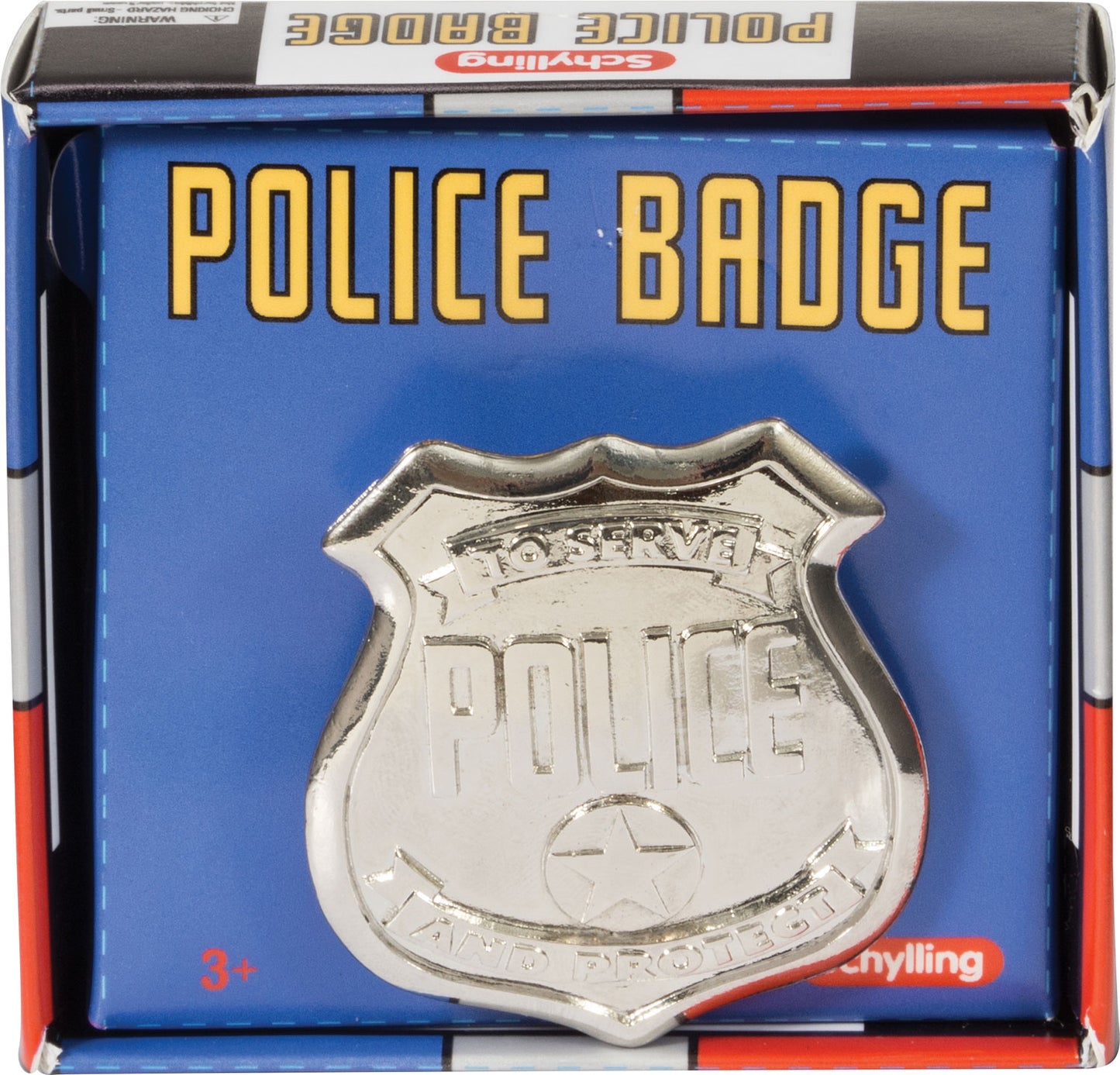 Toy Police Badge Metal Alloy Schylling 34677