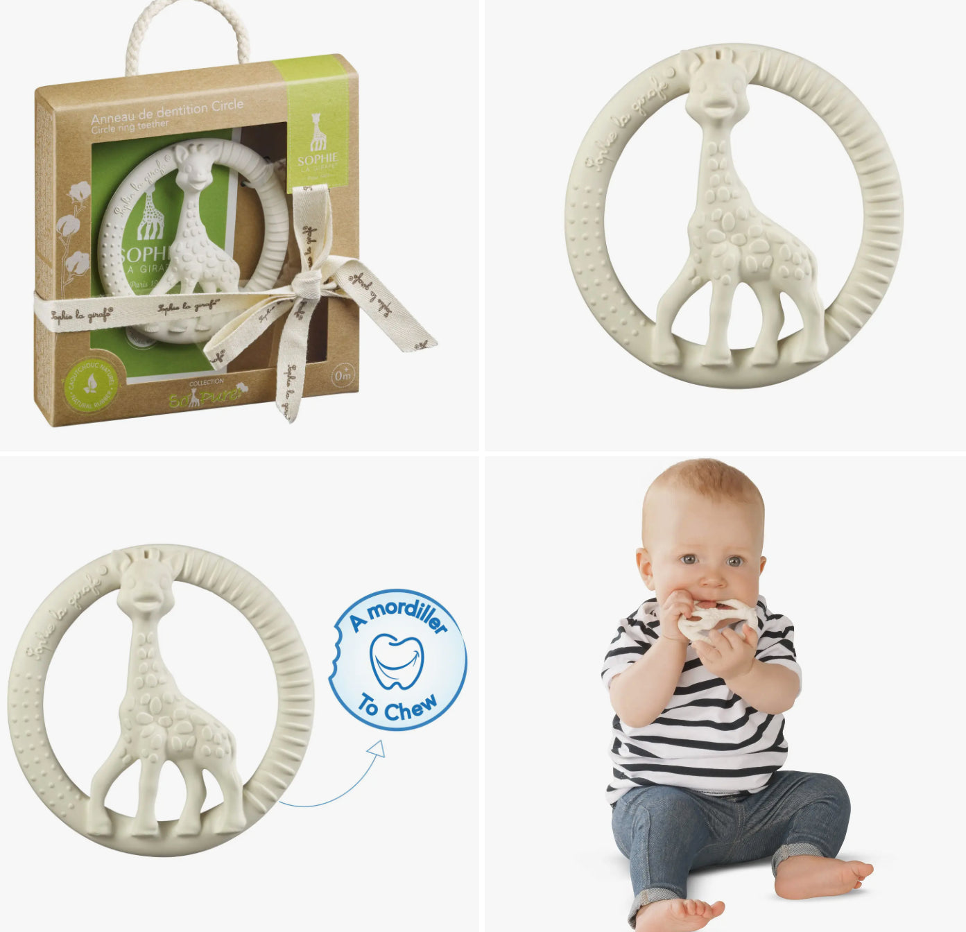 Sophie La Giraffe Circle Ring Teether 01239