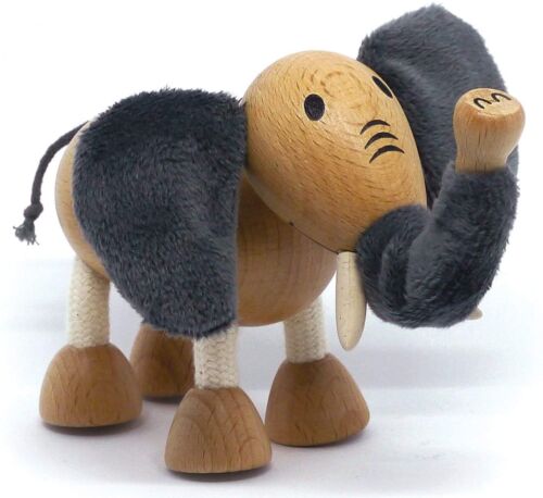 Anamalz Elephant Wooden Animal Toy 17646