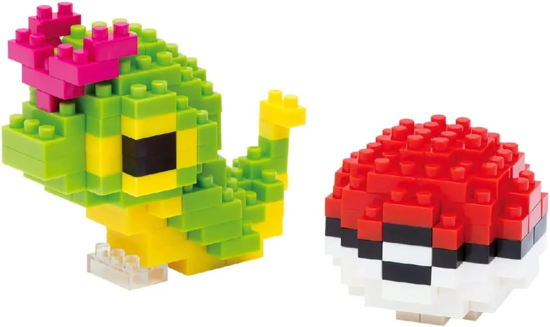 Nanoblock Pokemon Caterpie & Poke Ball 170 pcs Kawada 49560