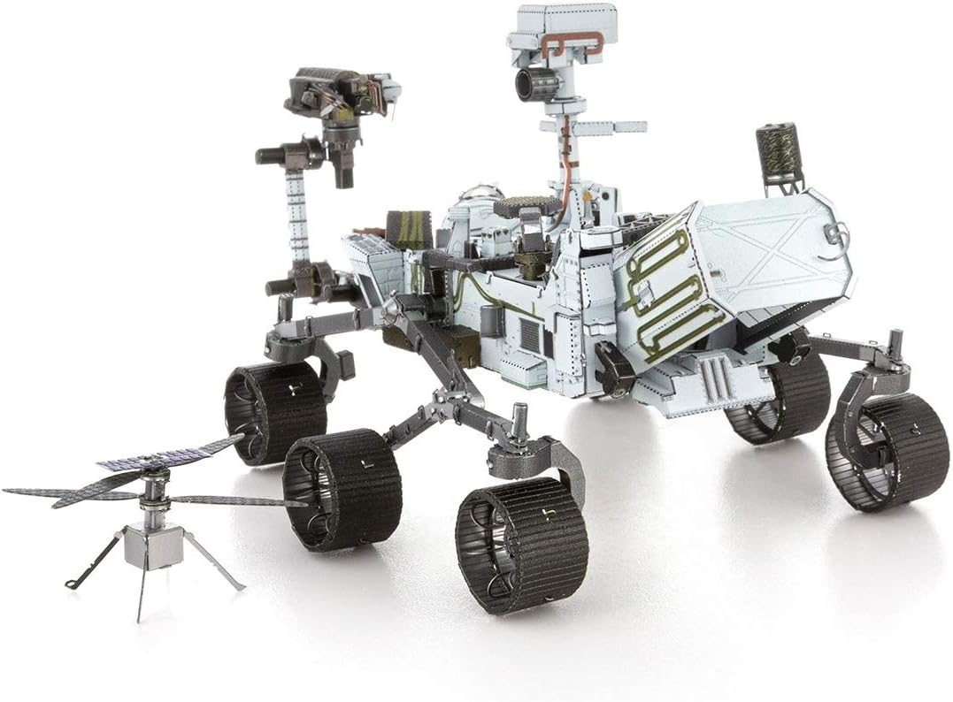 Metal Earth Mars Rover Perseverance & Ingenuity 3D Model + Tweezers 24654